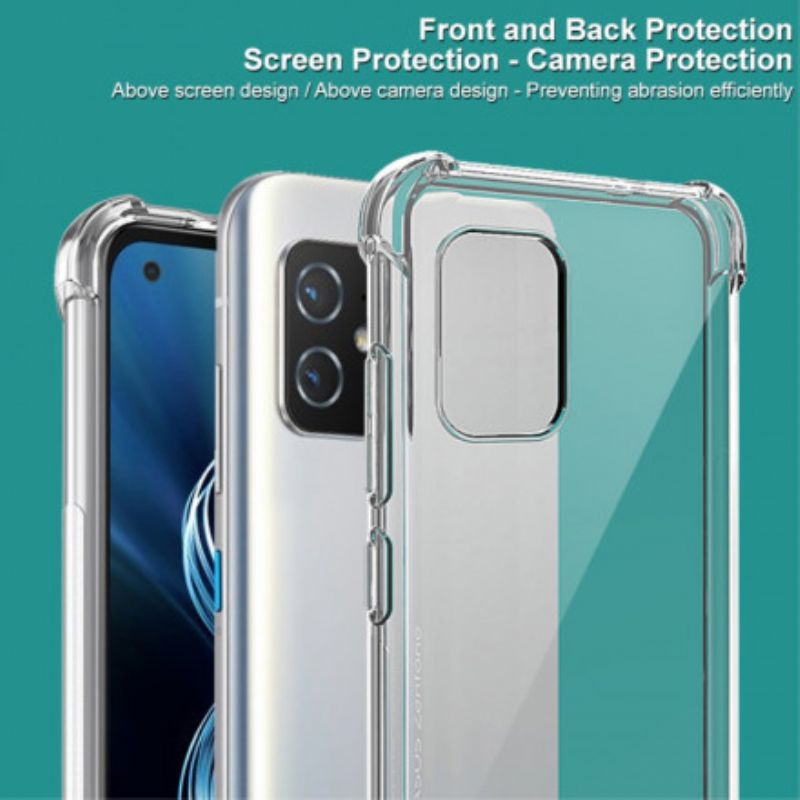 Hülle Asus Zenfone 8 Transparenter. Seidiger Imak