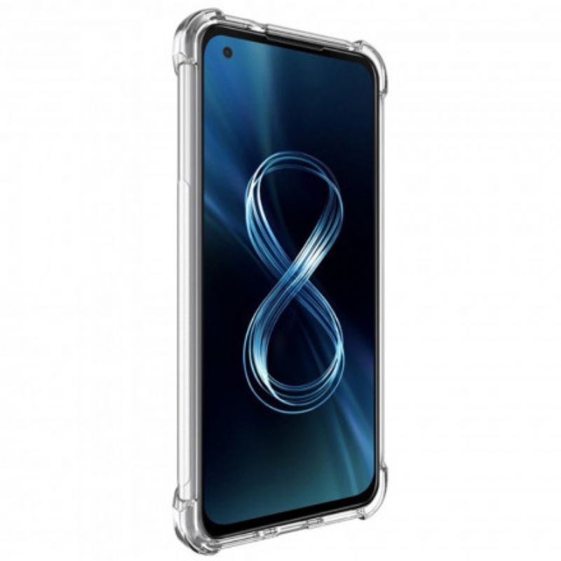 Hülle Asus Zenfone 8 Transparenter. Seidiger Imak