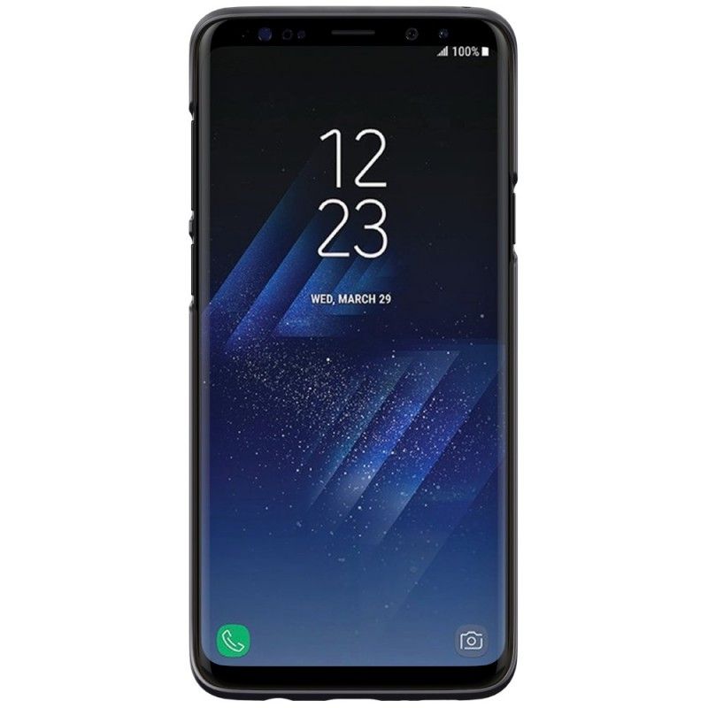 Hülle Samsung Galaxy S9 Plus Schwarz Starrer Gefrosteter Nillkin