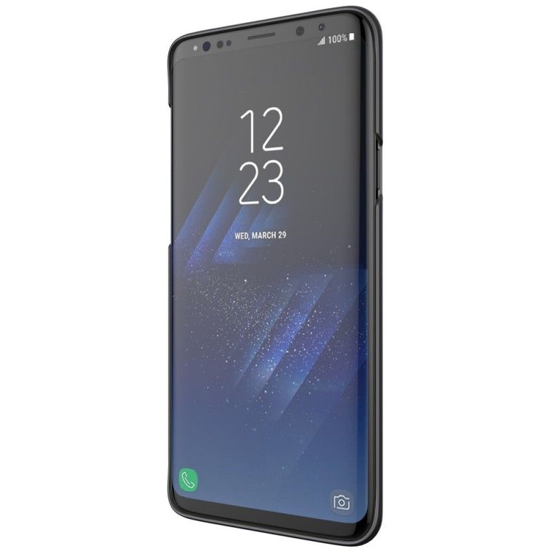 Hülle Samsung Galaxy S9 Plus Schwarz Starrer Gefrosteter Nillkin