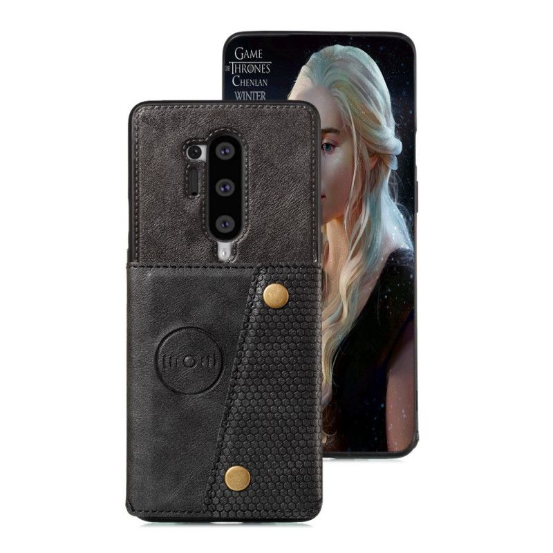 Hülle OnePlus 8 Pro Schwarz Geldbörse