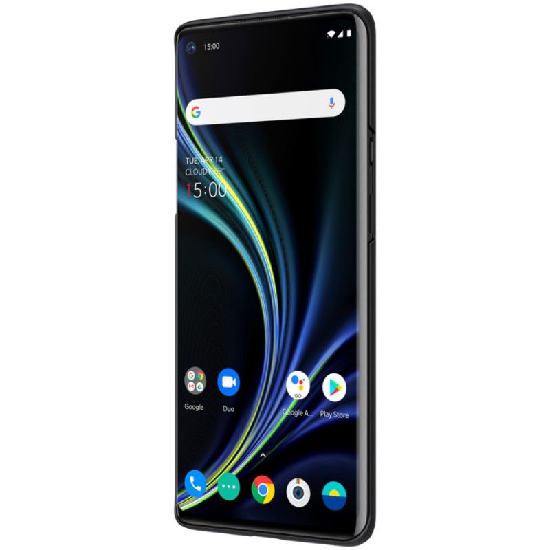 Hülle OnePlus 8 Pro Schwarz Starrer Gefrosteter Nillkin