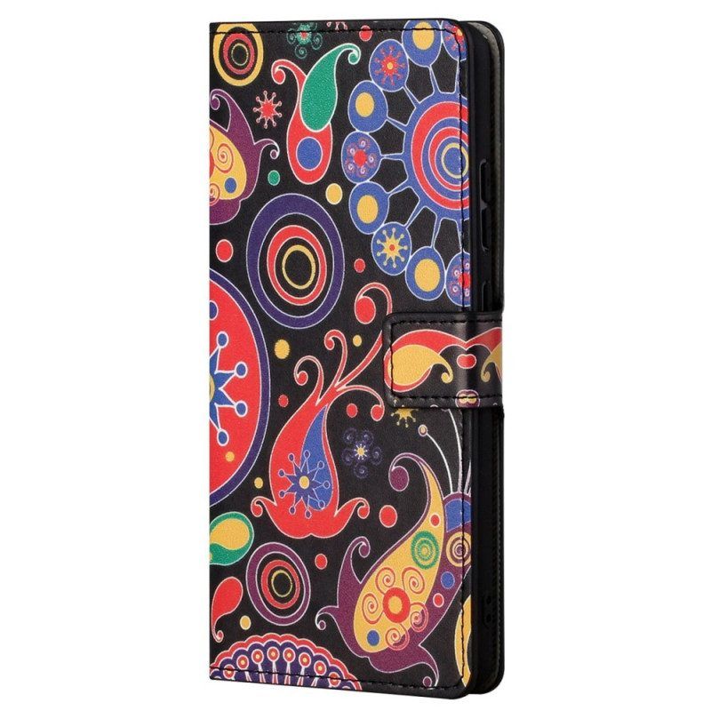 Flip Case Für Samsung Galaxy S23 Plus 5G Paisley