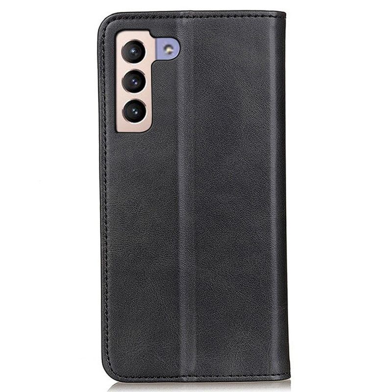 Schutzhülle Für Samsung Galaxy S23 Plus 5G Flip Case Spaltleder