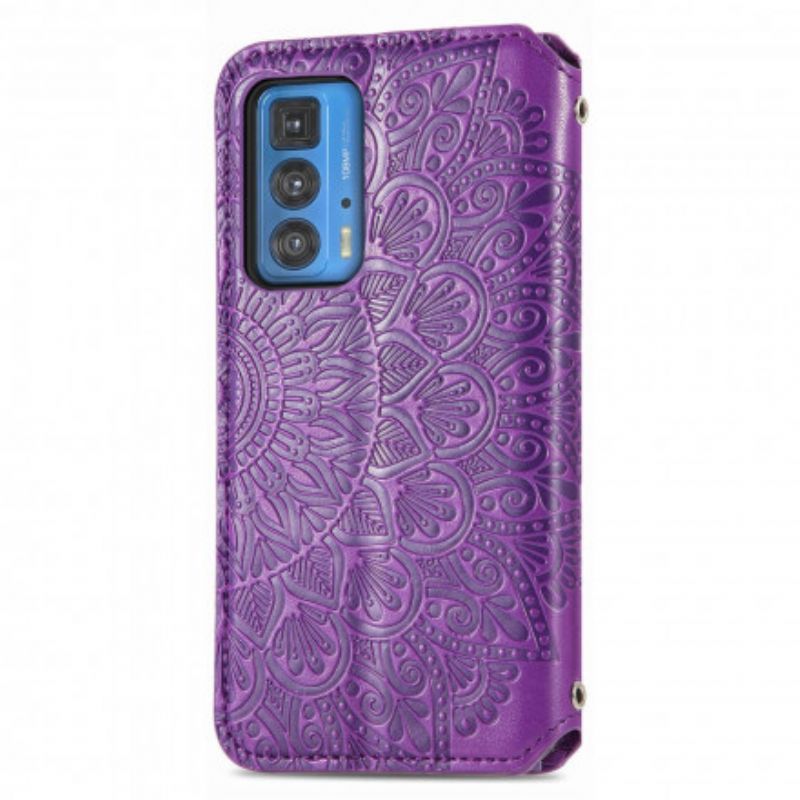 Flip Case Motorola Edge 20 Pro Handyhülle Mandala