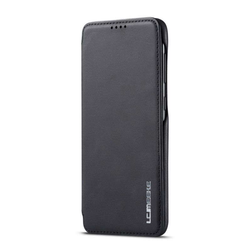 Flip Case Samsung Galaxy A20E Schwarz Lc.Imeeke Ledereffekt