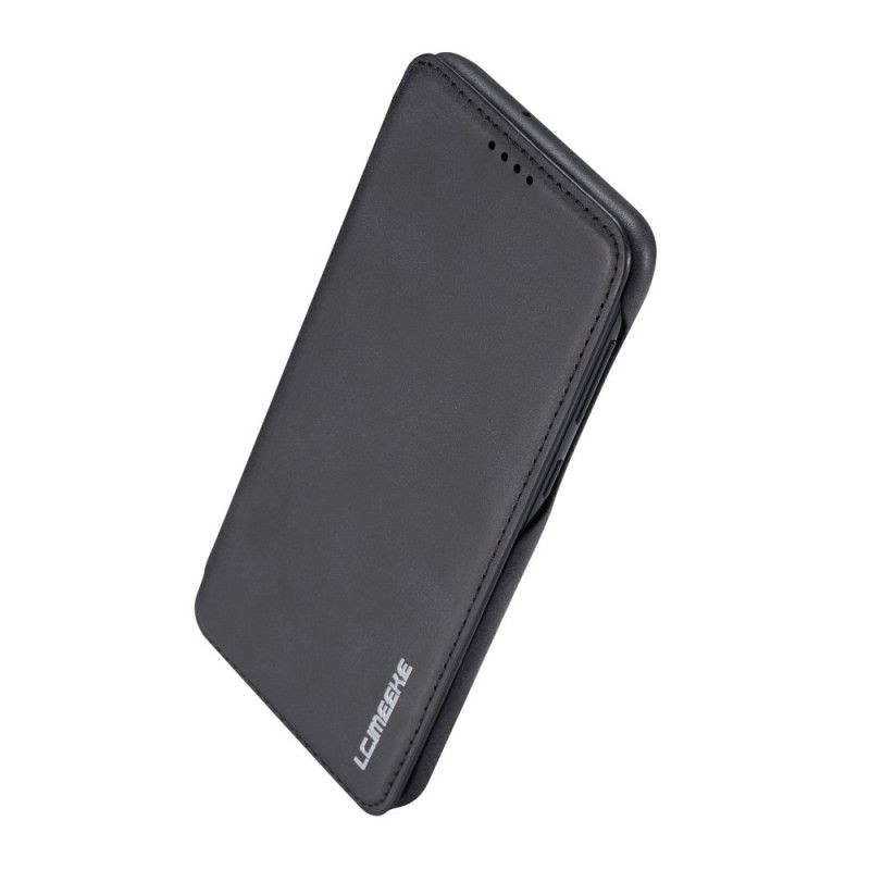 Flip Case Samsung Galaxy A20E Schwarz Lc.Imeeke Ledereffekt