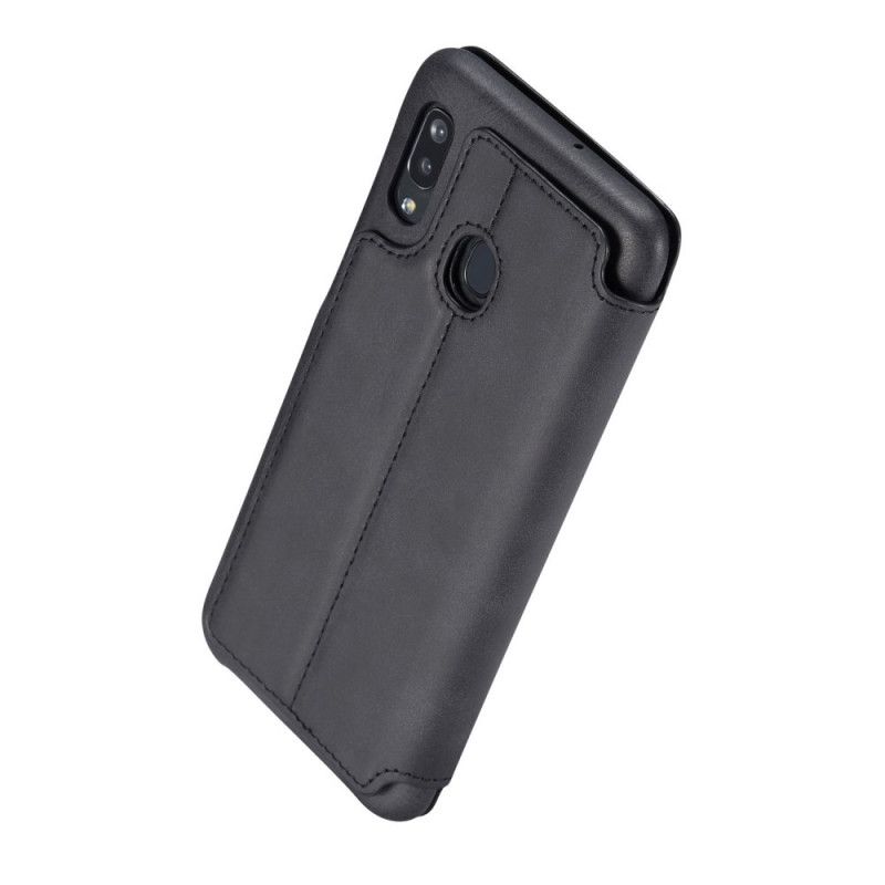 Flip Case Samsung Galaxy A20E Schwarz Lc.Imeeke Ledereffekt