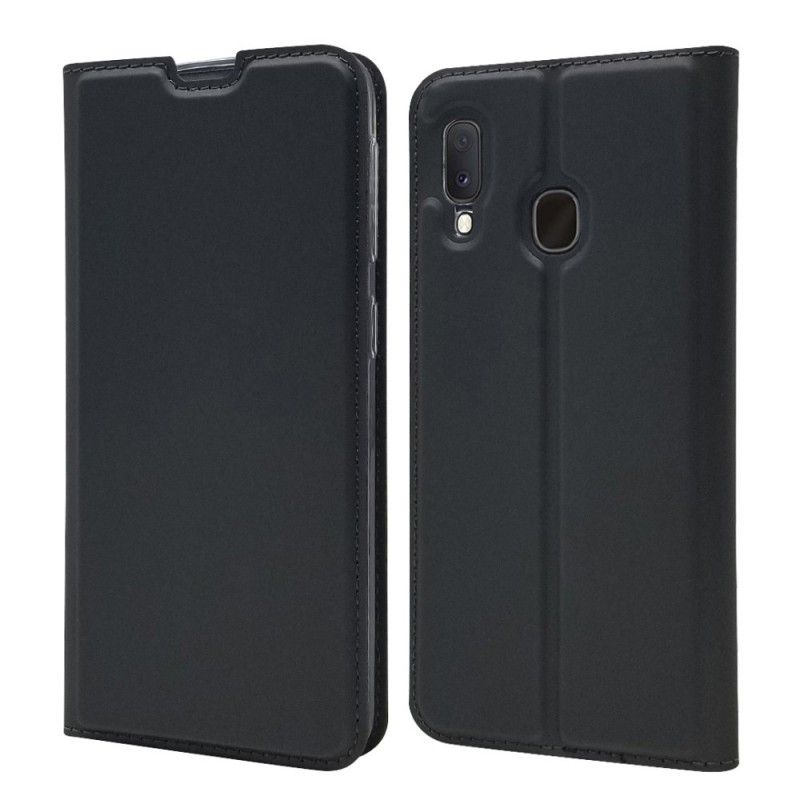 Flip Case Samsung Galaxy A20E Schwarz Pro-Dux-Ducis-Haut