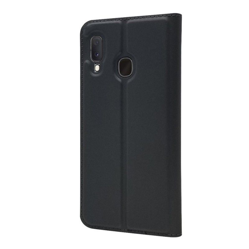 Flip Case Samsung Galaxy A20E Schwarz Pro-Dux-Ducis-Haut