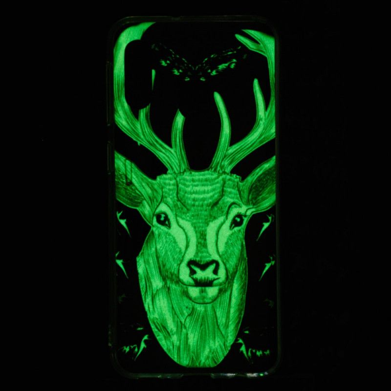 Hülle Samsung Galaxy A20E Fluoreszierender Majestätischer Hirsch