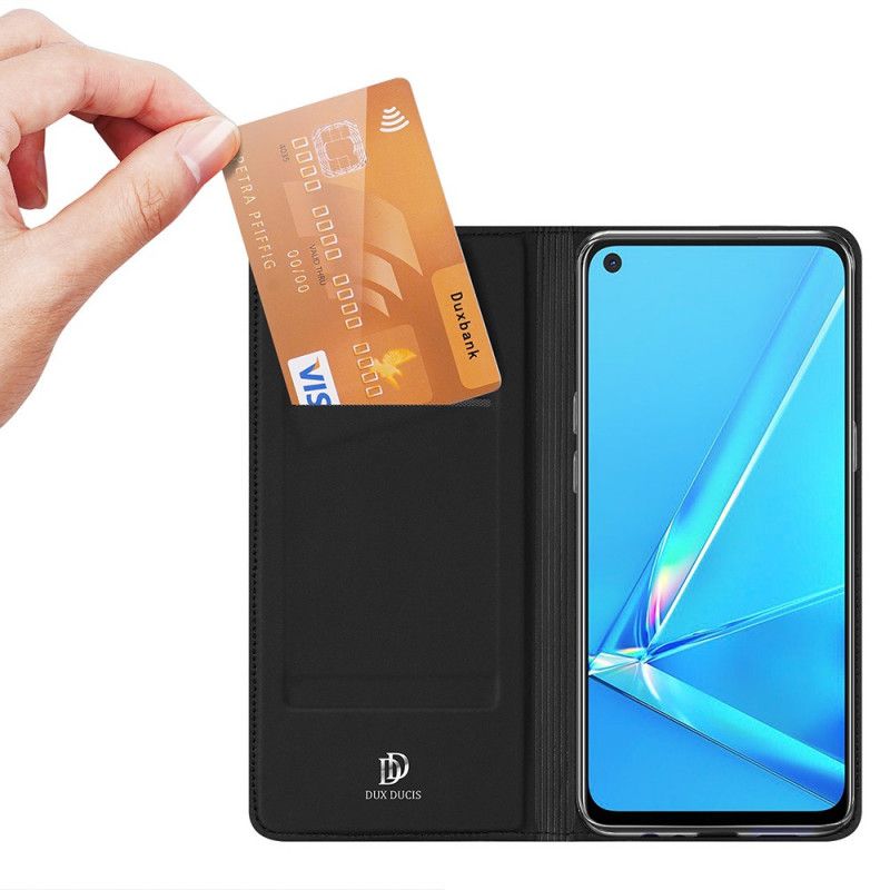 Flip Case Für Oppo A72 Schwarz Pro-Dux-Ducis-Haut