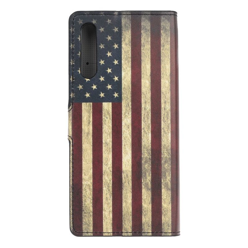 Lederhüllen Huawei P Smart S Usa-Flagge