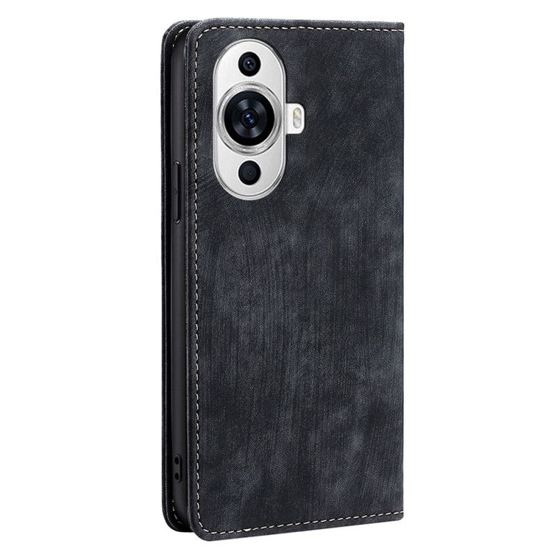 Flip Case Huawei Nova 12s Handyhülle Wildledereffekt