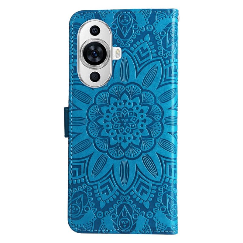 Lederhüllen Huawei Nova 12s Mandala Mit Riemen