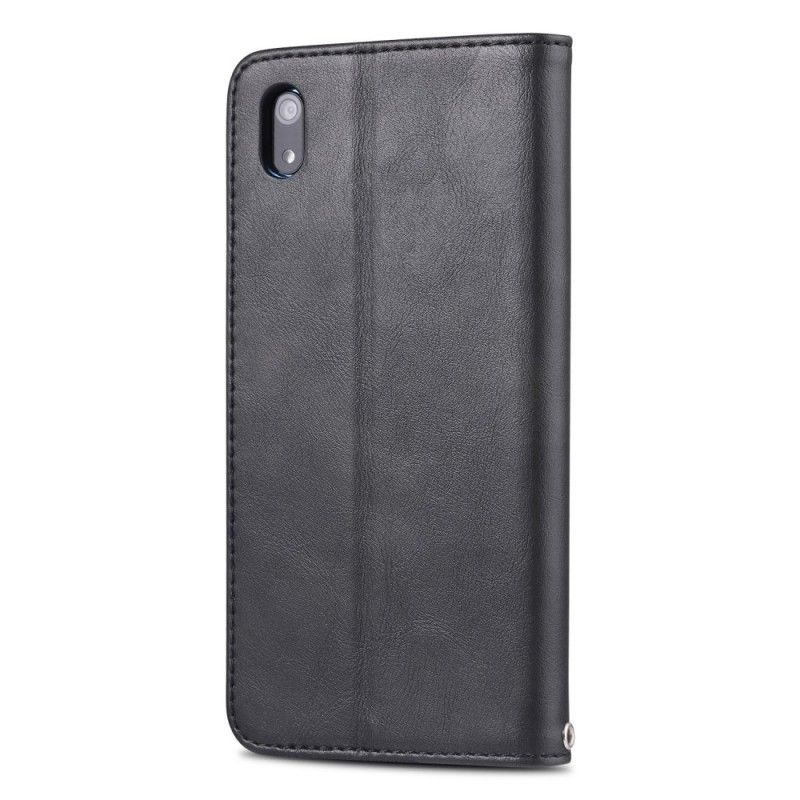 Flip Case Huawei Y5 2019 Schwarz Azns Kunstleder