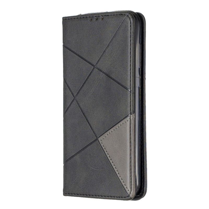 Flip Case Huawei Y5 2019 Schwarz Künstlerstil