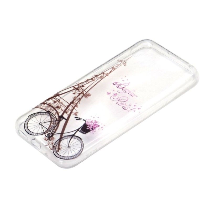 Hülle Für Huawei Y5 2019 Transparent Hallo Paris