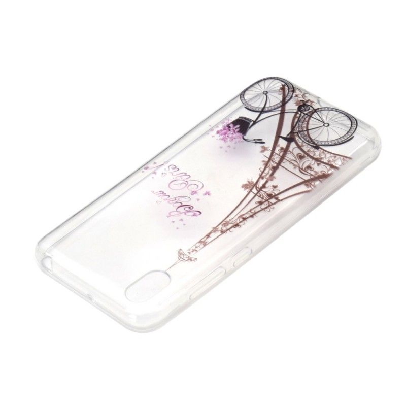 Hülle Für Huawei Y5 2019 Transparent Hallo Paris