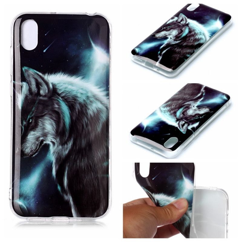 Hülle Huawei Y5 2019 Königlicher Wolf