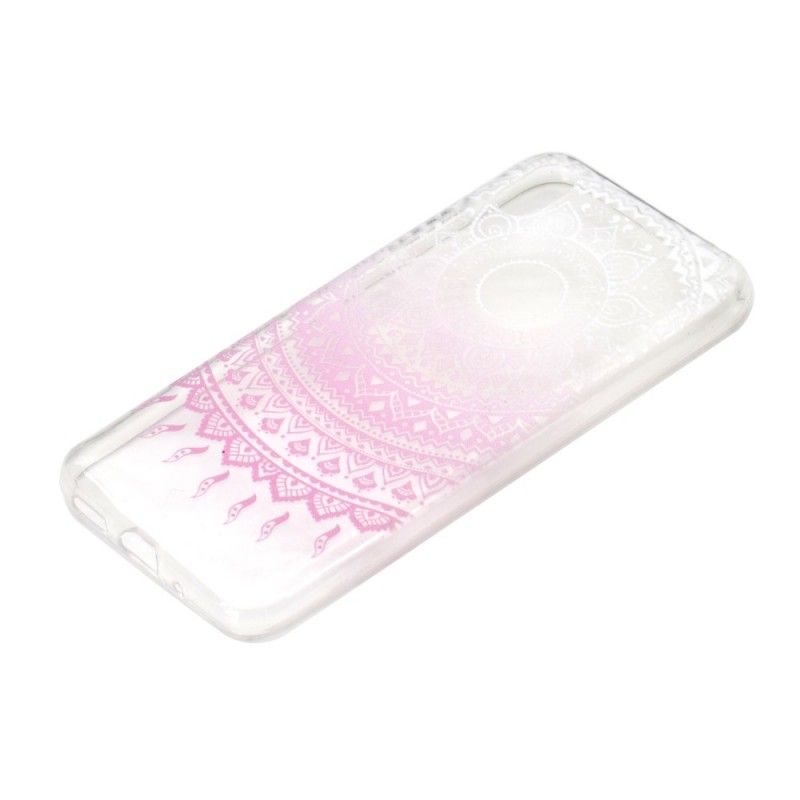 Hülle Huawei Y5 2019 Rose Transparentes Buntes Mandala