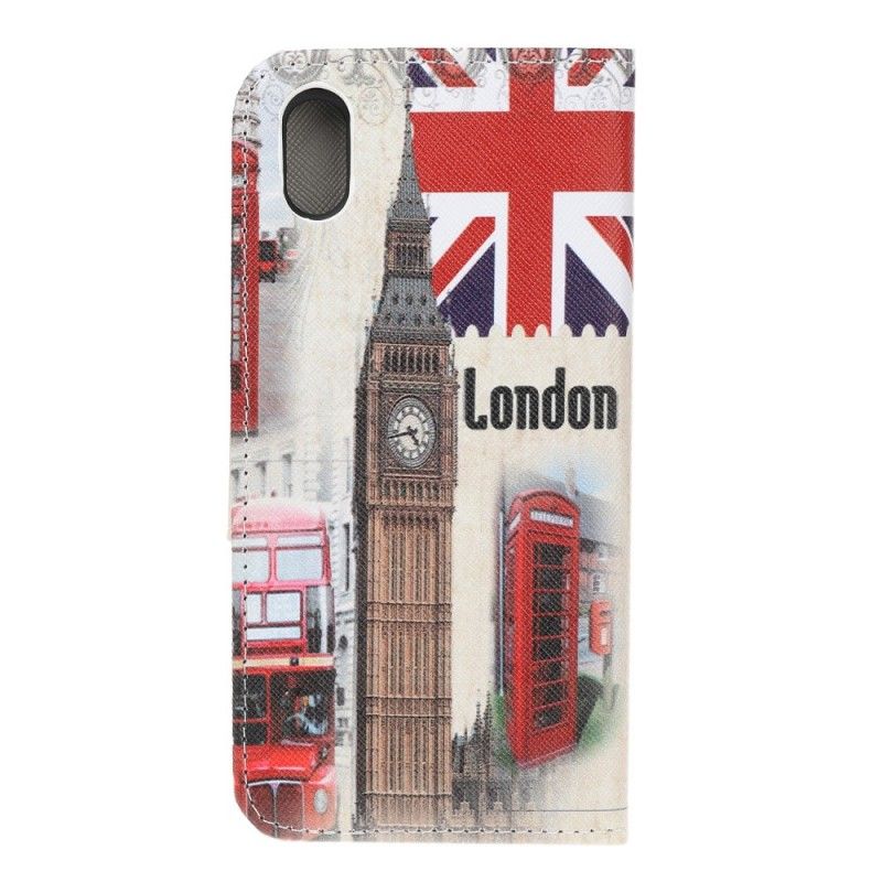 Lederhüllen Huawei Y5 2019 Londoner Leben