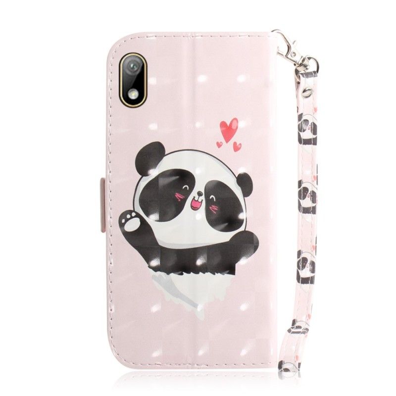 Lederhüllen Huawei Y5 2019 Panda Liebe Mit Tanga