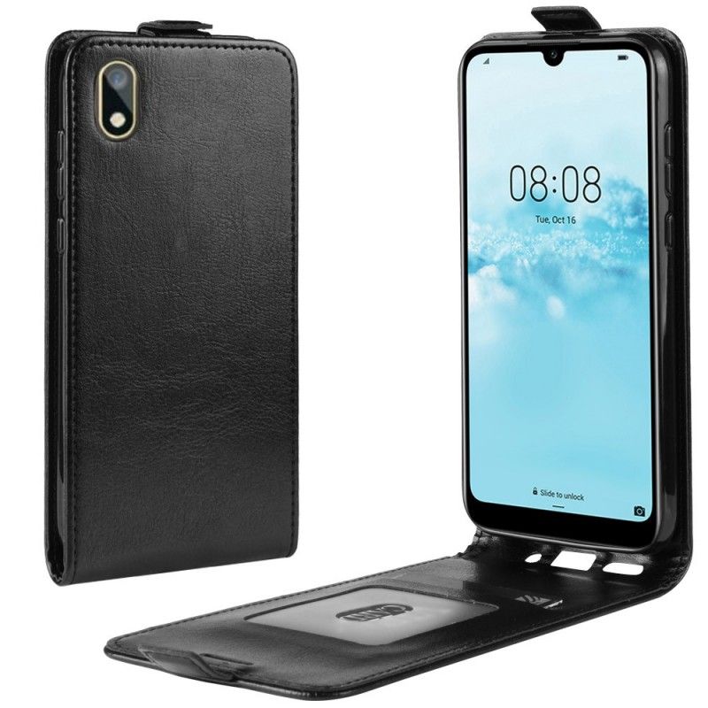 Lederhüllen Huawei Y5 2019 Schwarz Faltbar