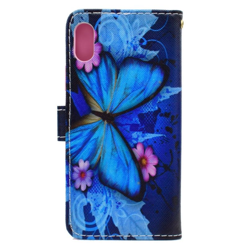 Lederhüllen Honor 8S Tropischer Schmetterling