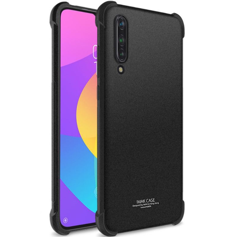 Hülle Für Xiaomi Mi 9 Lite Schwarz Mit Imak-Film