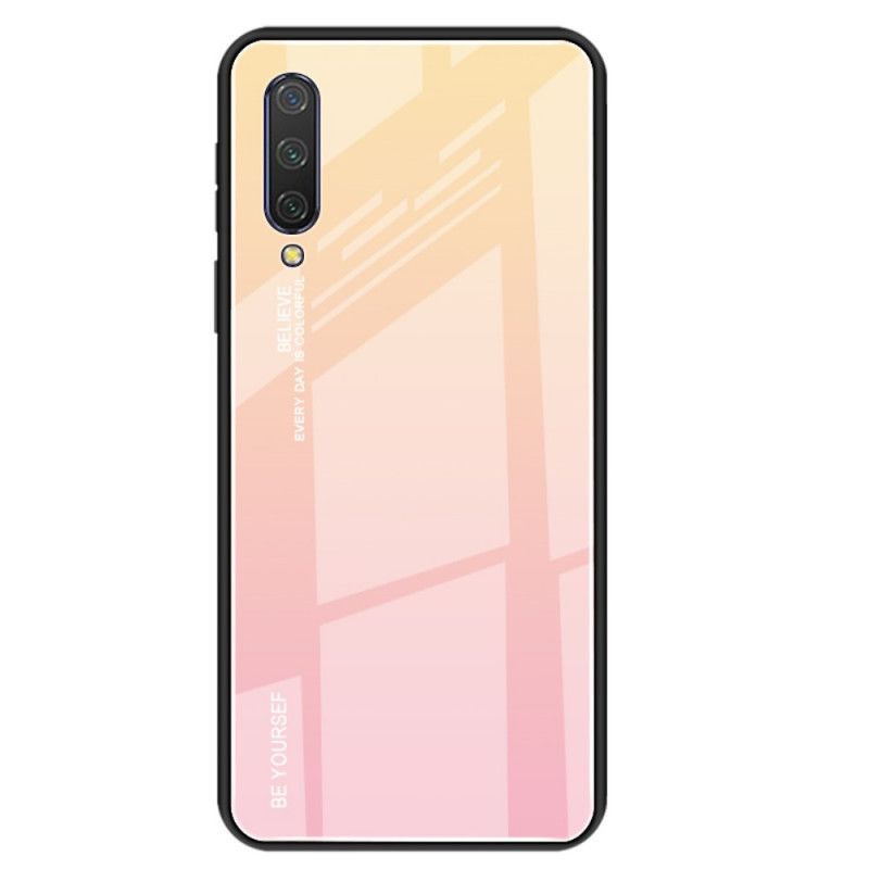 Hülle Xiaomi Mi 9 Lite Rot Verzinkte Farbe