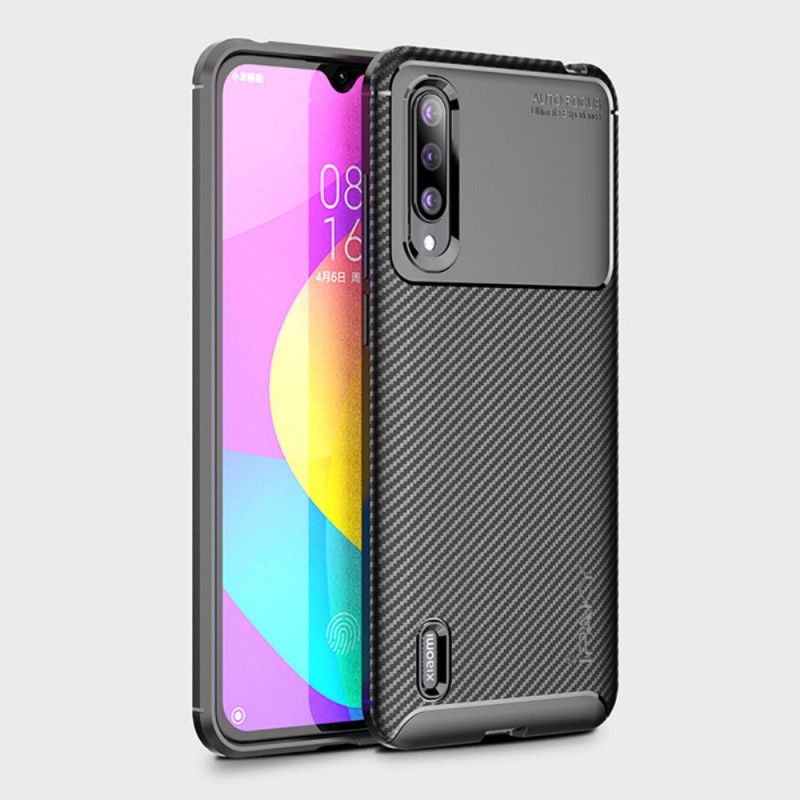 Hülle Xiaomi Mi 9 Lite Schwarz Ipaky Kohlefaser