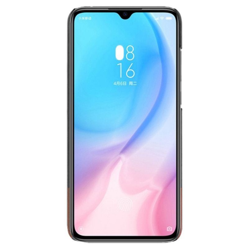 Hülle Xiaomi Mi 9 Lite Schwarz Ledereffekt Der Imak Ruiyi-Serie