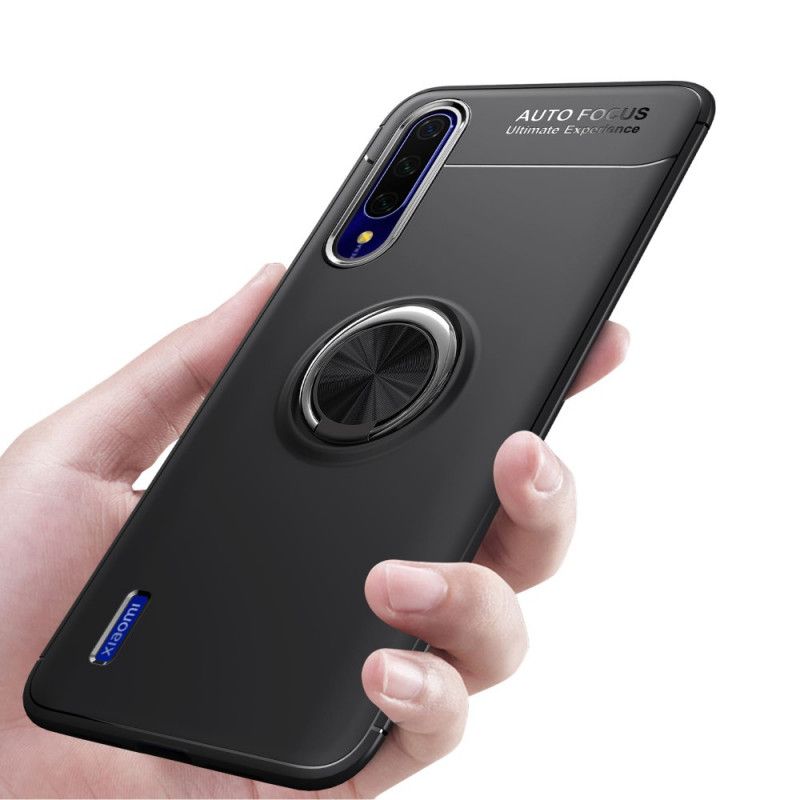 Hülle Xiaomi Mi 9 Lite Schwarz Magnetring