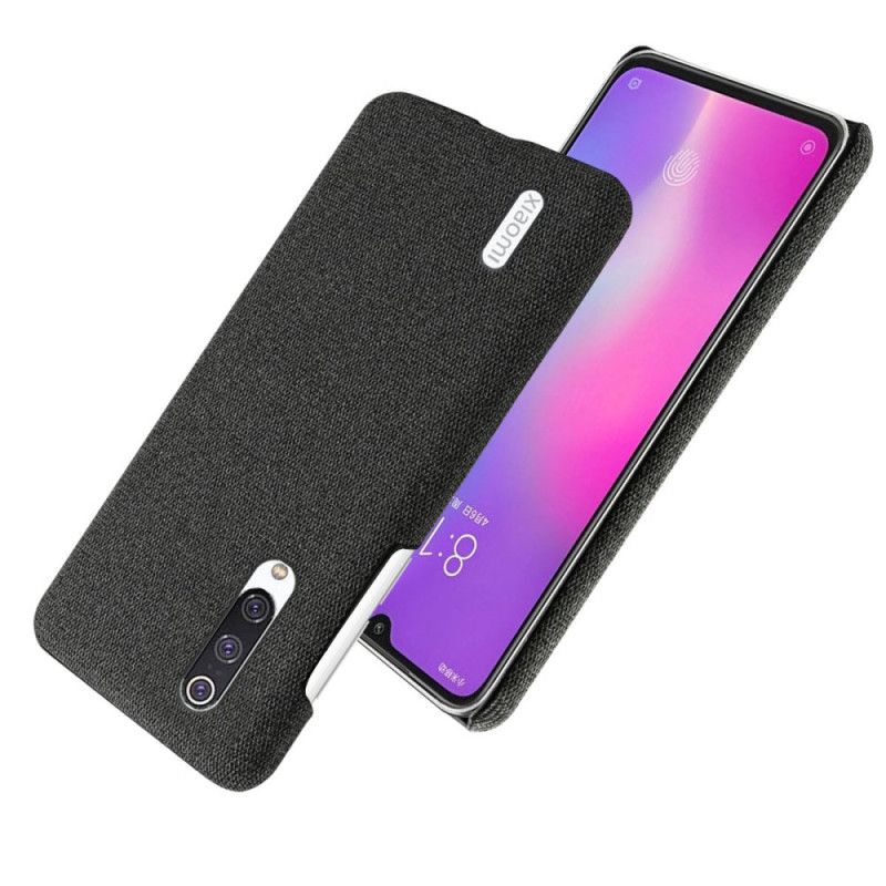 Hülle Xiaomi Mi 9 Lite Schwarz Schicker Stoff