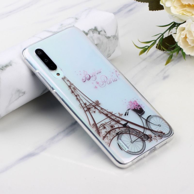 Hülle Xiaomi Mi 9 Lite Transparent Hallo Paris