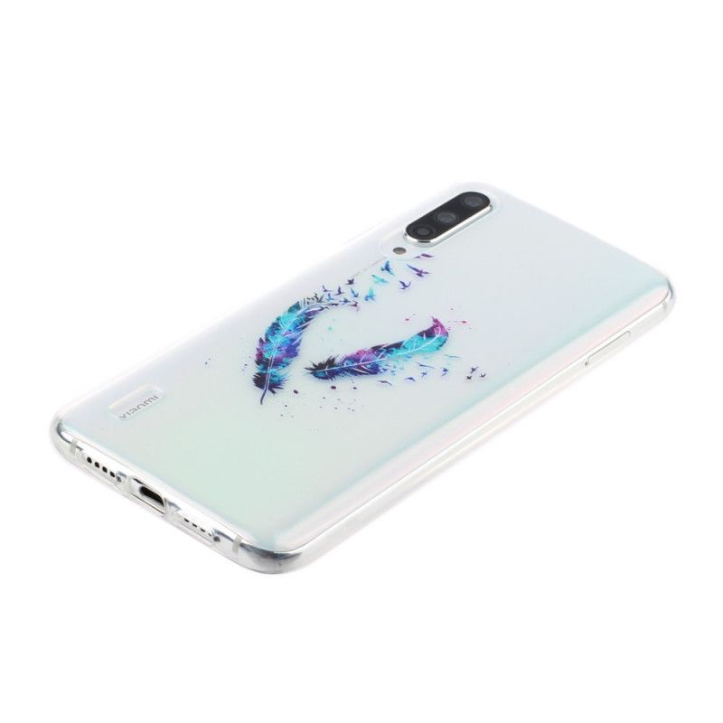 Hülle Xiaomi Mi 9 Lite Transparente Federn