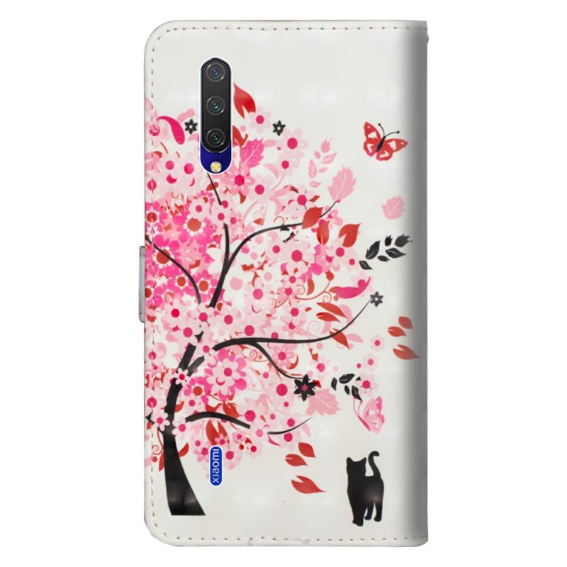 Lederhüllen Xiaomi Mi 9 Lite Handyhülle Rosa Baum