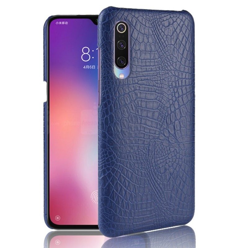 Hülle Xiaomi Mi 9 Rot Handyhülle Krokodilhauteffekt