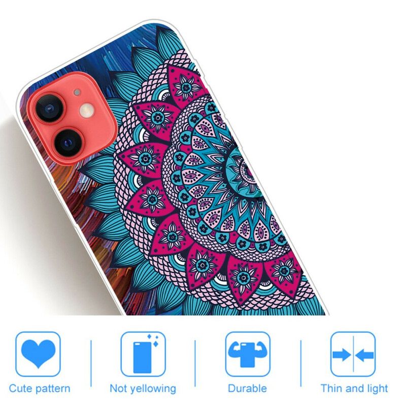 Hülle Iphone 13 Mini Buntes Mandala