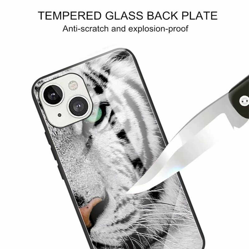 Hülle Iphone 13 Mini Handyhülle Gehärtetes Tigerglas