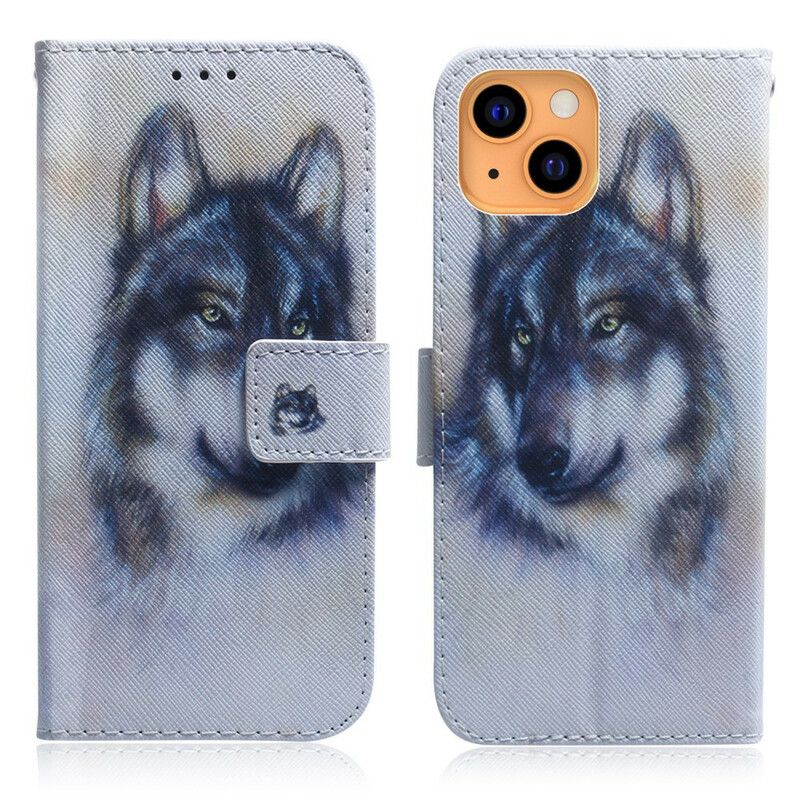 Lederhüllen Für Iphone 13 Mini Hunde-look