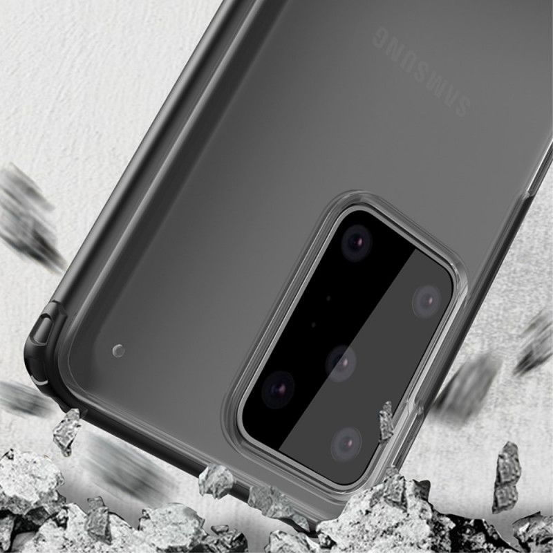 Hülle Samsung Galaxy S20 Ultra Schwarz Mit Farbigen Kanten Weben