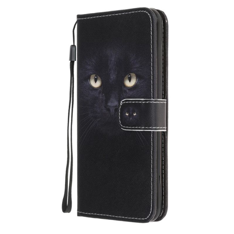 Lederhüllen Für Samsung Galaxy S20 Ultra Schwarze Katzenaugen Mit Tanga