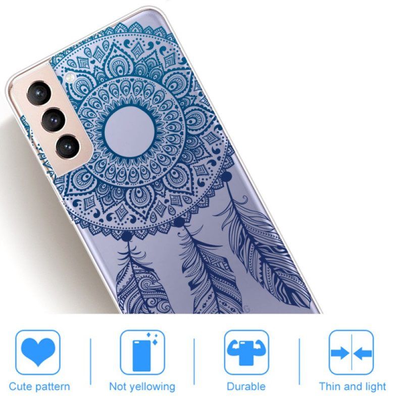 Handyhülle Für Samsung Galaxy S22 5G Einzelnes Blumenmandala