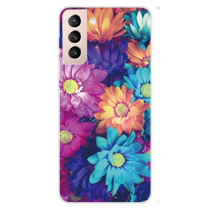 Handyhülle Für Samsung Galaxy S22 5G Flexible Blumen