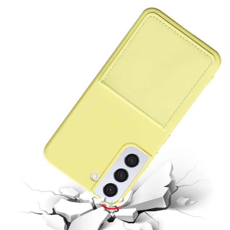 Handyhülle Für Samsung Galaxy S22 5G Kartenhalter Aus Flüssigem Silikon