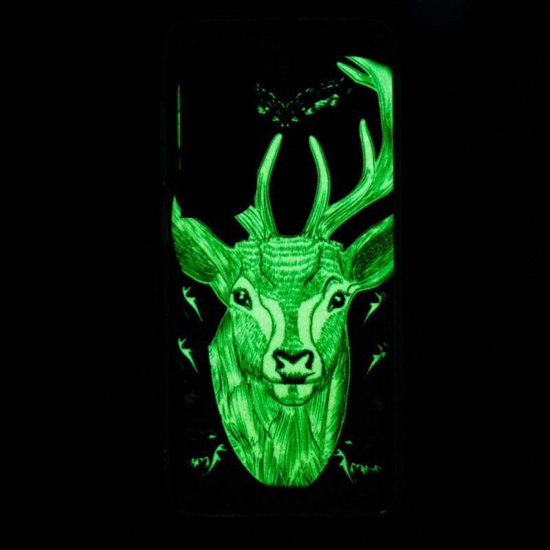 Hülle Für Samsung Galaxy S22 5G Fluoreszierender Majestätischer Hirsch