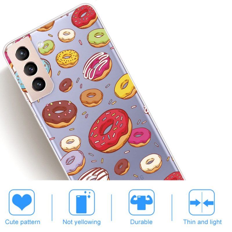 Hülle Für Samsung Galaxy S22 5G Ich Liebe Donuts