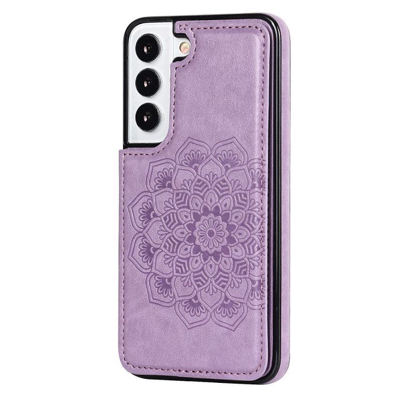 Hülle Für Samsung Galaxy S22 5G Kartenhalter Mit Mandala-print